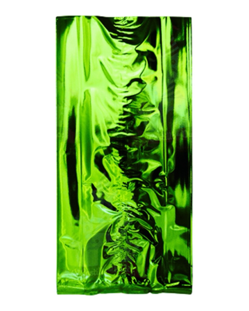 Bolsa Celofan Verde Metalizado C/25