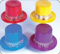 Sombrero Copa Plástico HNY