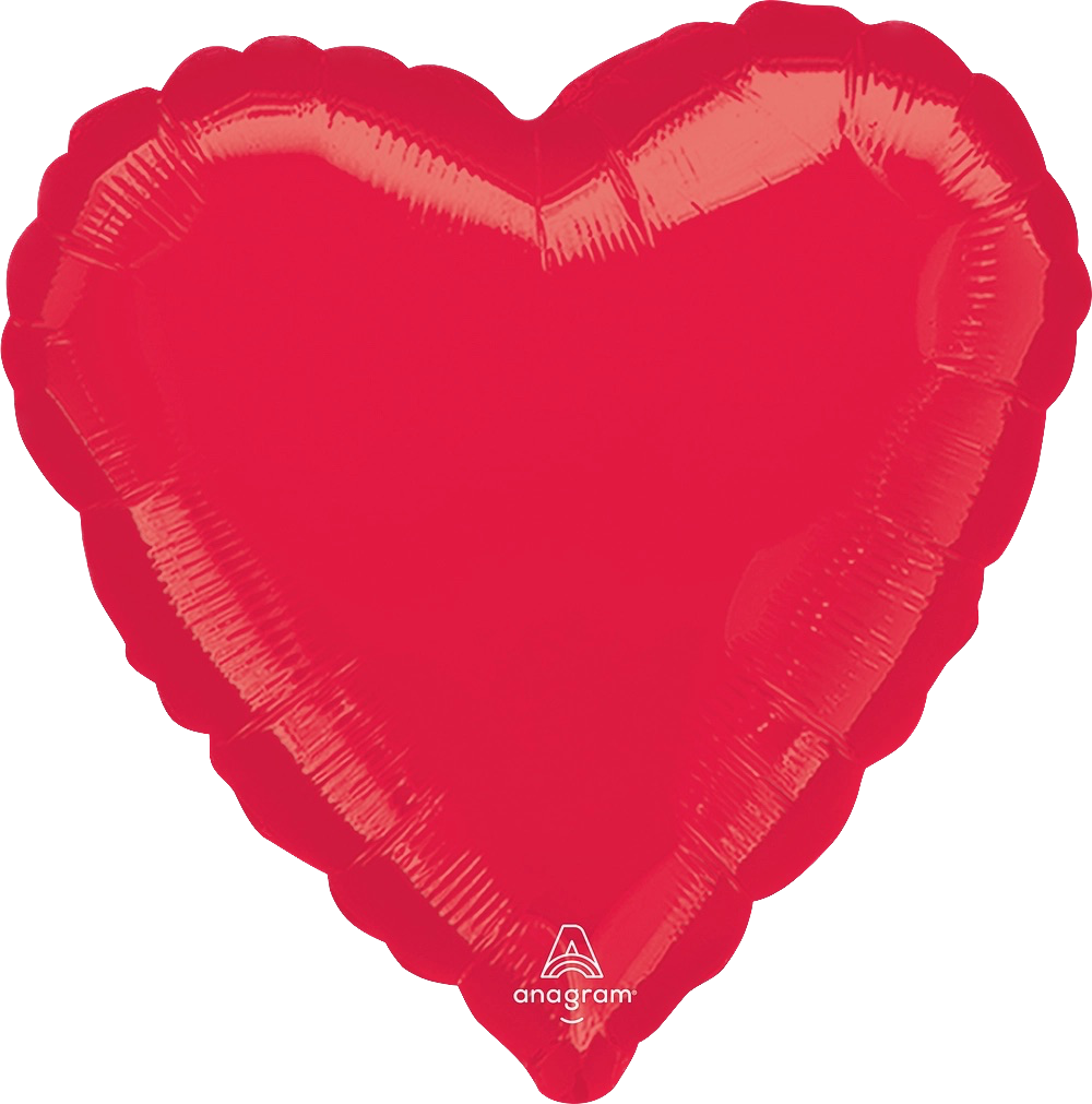 01 Corazon Rojo 36"
