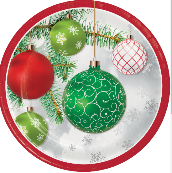 Plato 9 Upscale Ornaments C/8