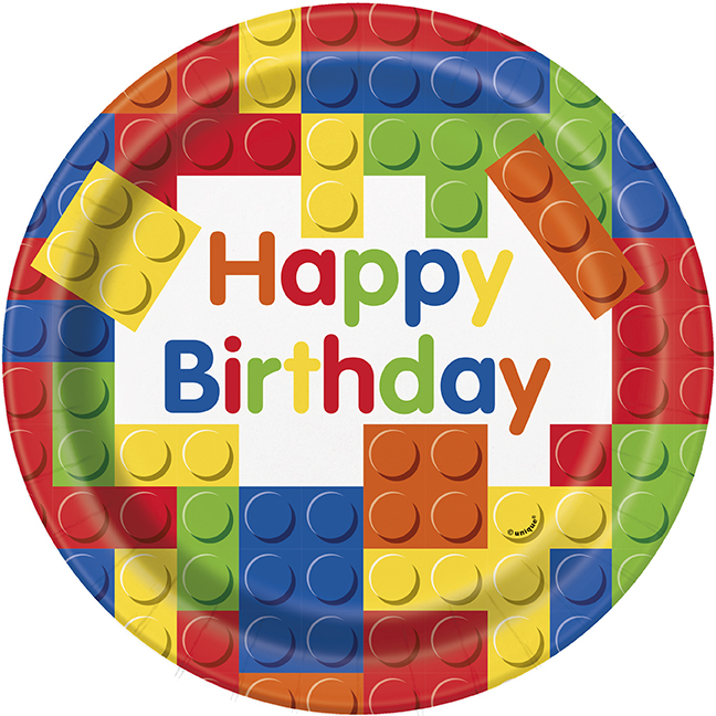 Plato 9 Building Blocks Bday C/8