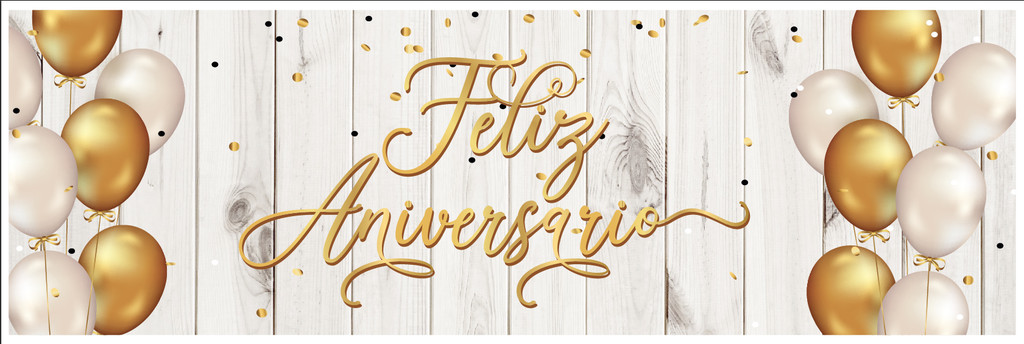 AN03 Banner Feliz Aniversario madera