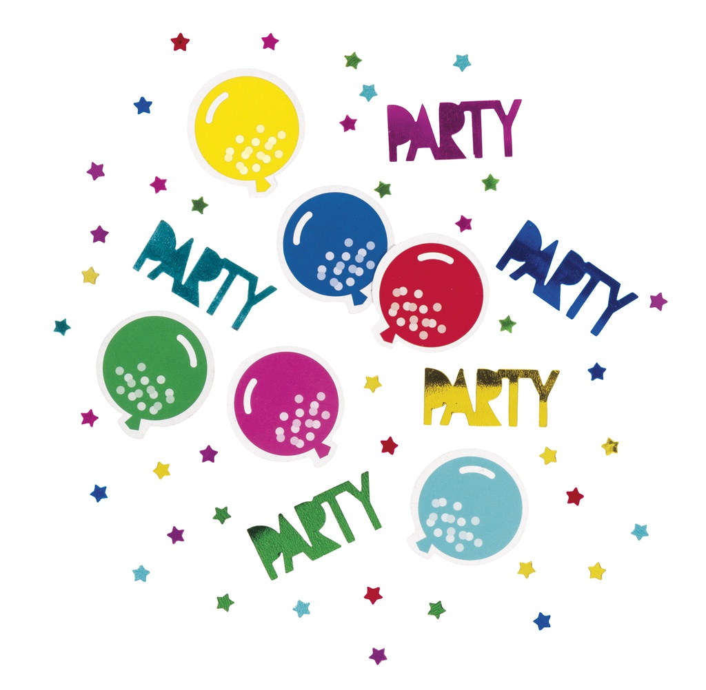Confetti Colorful Party Shapes 1.2oz