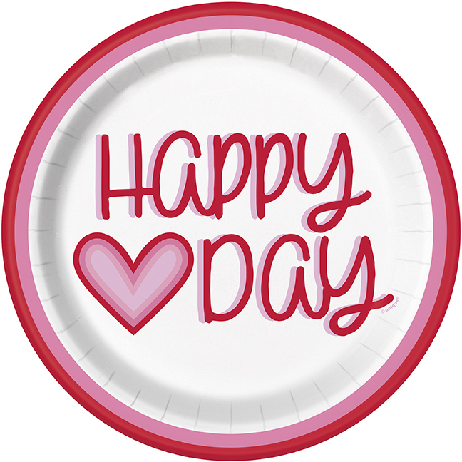 Plato 9 Retro Valentine Hearts C/8