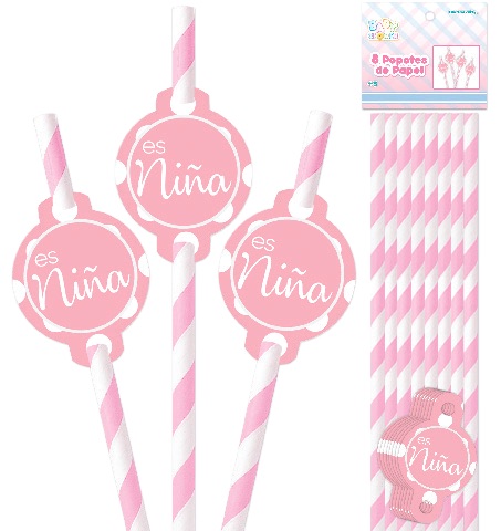 Popotes Es Niña C/8
