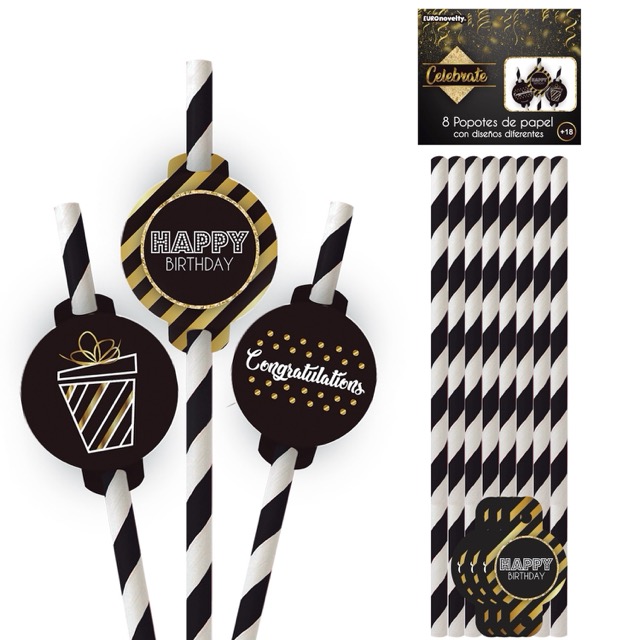 Popote de Papel Celebrate
