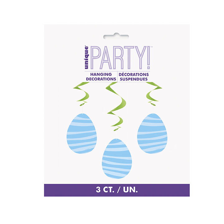 Hng Swirl Colorful Gingham Easter