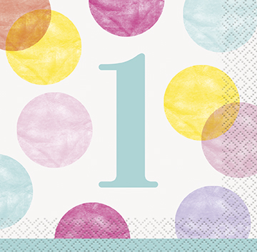 Serv. Ch Pink Dots 1st Bday C/16
