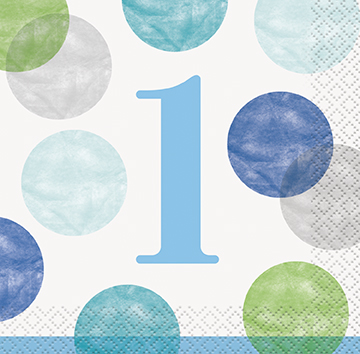 Serv. Ch Blue Dots 1st Bday C/16