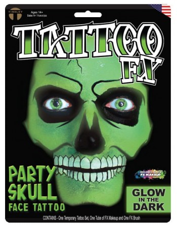 Party Skull - Glow In The Dark