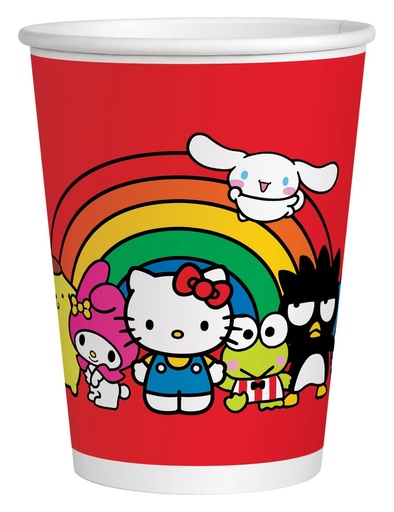 [P10.420/907] Vaso 9oz Kitty and Friends C/6
