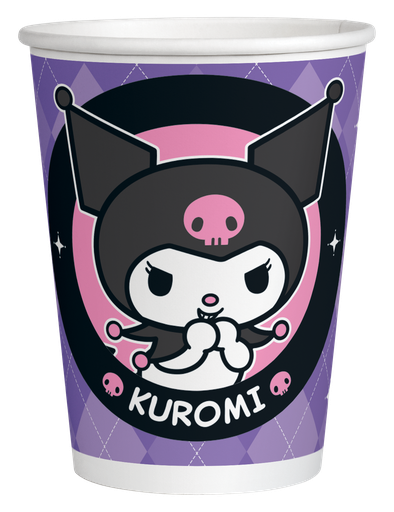 [P10.420/946] Vaso 9oz Kuromi C/6
