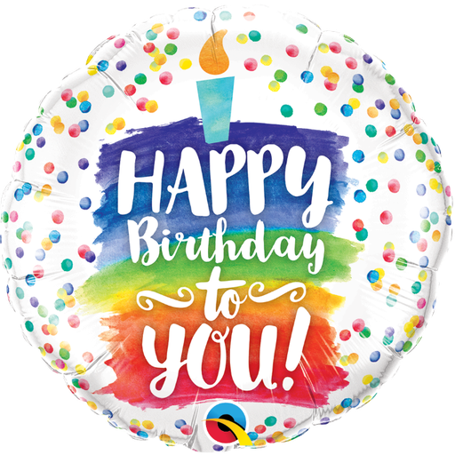 [QTX.18.57296] 05 Feliz Cumpleaños A Ti Pastel Arcoíris