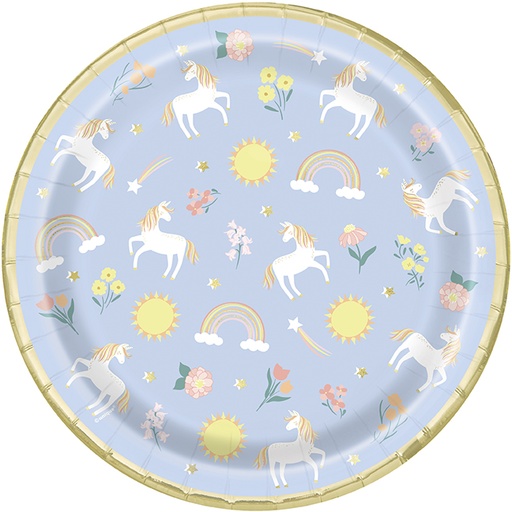 [P1.43494] Plato 9 Sq Foil Dainty Unicorn