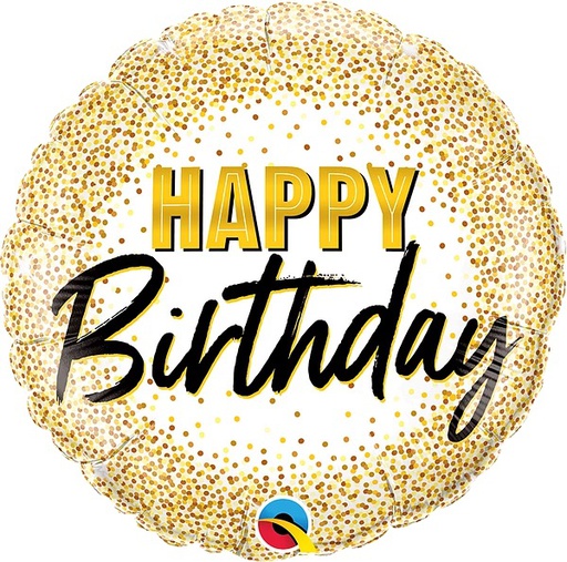 [QTX.18.88019] 17 Cumpleaños – Puntos Brillantes Oro