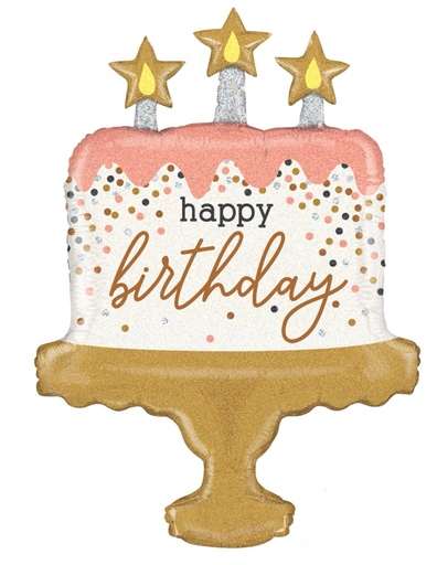 [P5.35964GH-P] Birthday Cake Confetti 26"