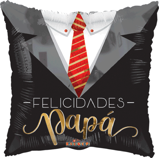 [CNV.36052/18] HFD Felicidades Papa Elegante 18"