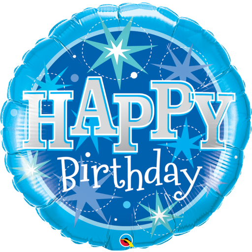 [QTX.36.43213] 06 Cumpleaños Azul Brillante 36"