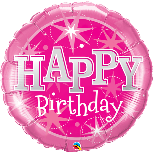 [QTX.36.43158] 07 Cumpleaños Rosa Brillante 36"
