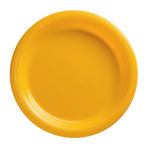 [P11.8884/4] Plato 9" Amarillo Brillante C/20