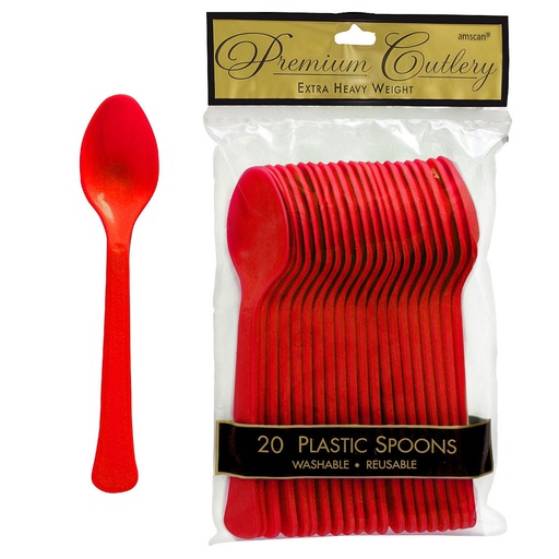 [P11.8892/6] Cucharas Rojo C/20