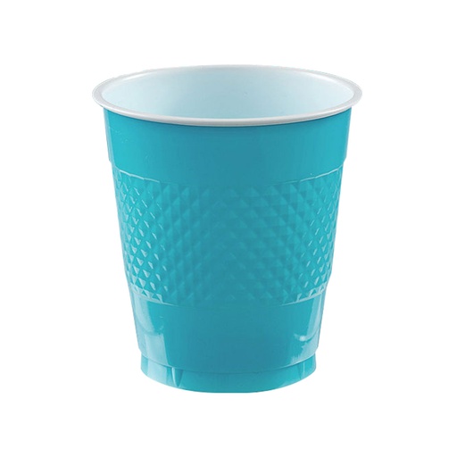 [P11.8885/14] Vaso Plastico 12oz Azul Caribe C/20