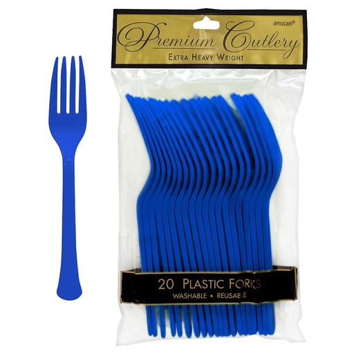 [P11.8893/13] Tenedores Azul Rey C/20