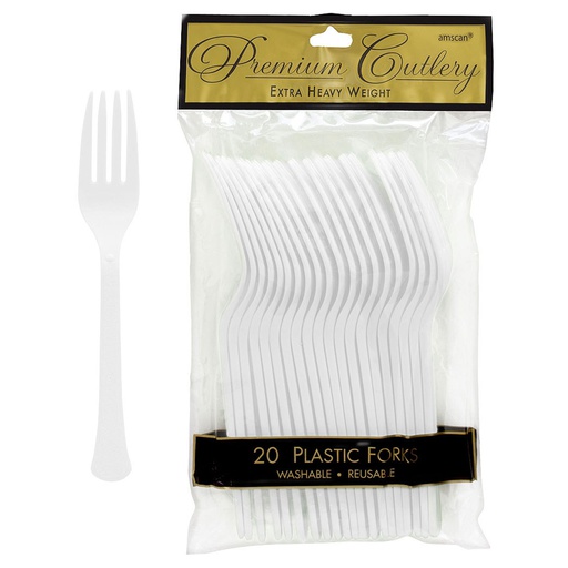 [P11.8893/2] Tenedores Blanco C/20