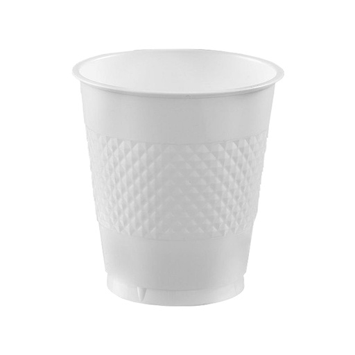 [P11.8885/2] Vaso Plastico 12oz Blanco C/20