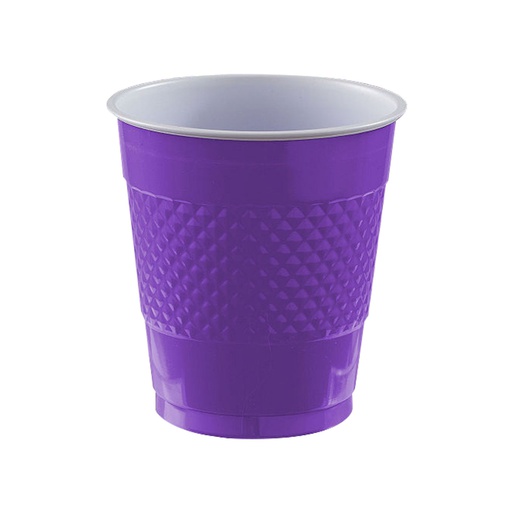 [P11.8885/11] Vaso Plastico 12oz Morado C/20