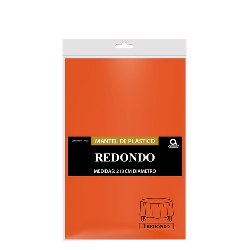 [P11.8870/5] Mantel Redondo Naranja