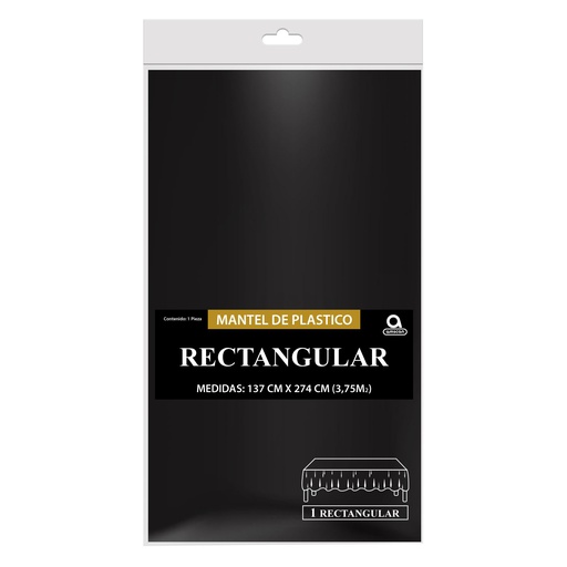 [P11.8869/17] Mantel Rectangular Negro