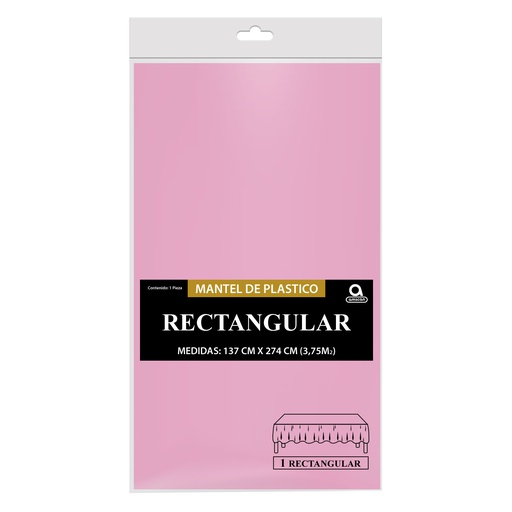 [P11.8869/7] Mantel Rectangular Rosa Bebe