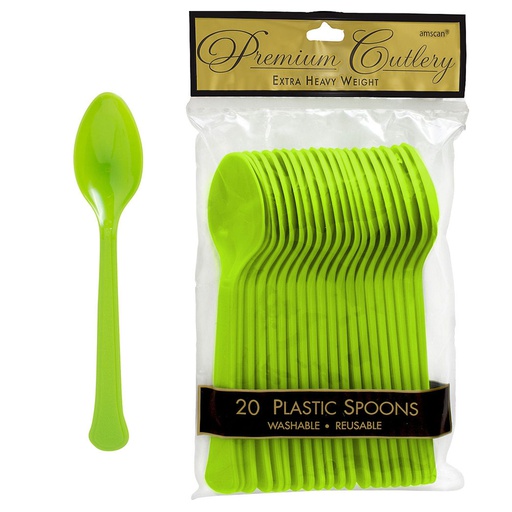 [P11.8892/16] Cucharas Verde Kiwi C/20