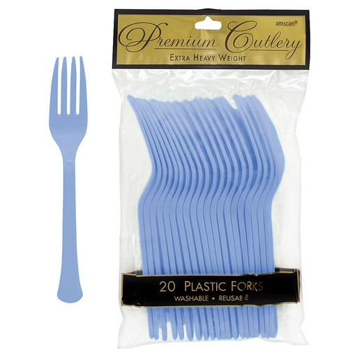 [P11.8893/12] Tenedores Azul Pastel C/20