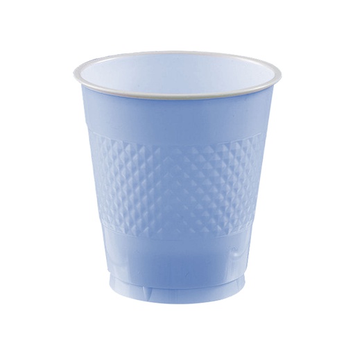 [P11.8885/12] Vaso Plastico 12oz Azul Pastel C/20