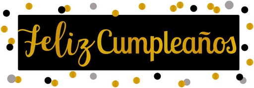 33 Banner Metallic Happy Birthday