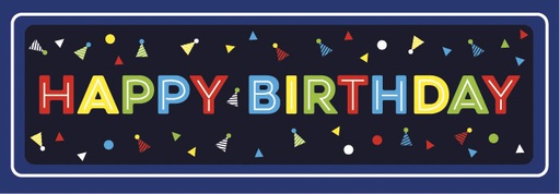 34 Banner Peppy Birthday