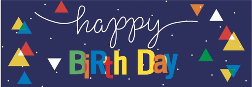 05 Banner Geometric Bday