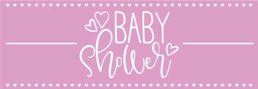 06 Banner Baby Shower Girl