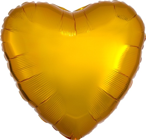 [CNV.S.Corazon.10585/02] 02 Corazon Metálico Dorado 18"