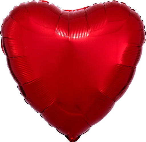 [CNV.S.Corazon.10584/02] 03 Corazon Metálico Rojo 18"