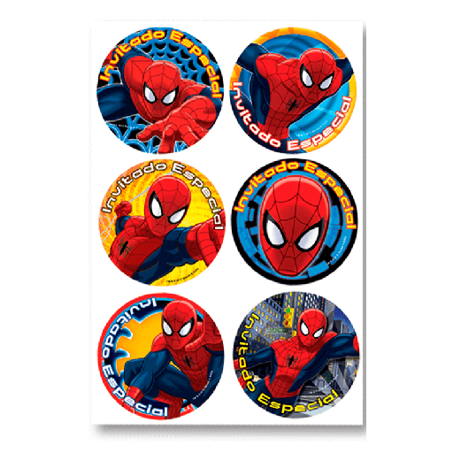 [P10.130/469] Distintivo Spiderman Clasico C/24