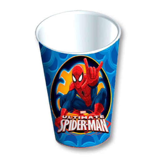 [P10.420/469] Vaso 9oz Spiderman Clasico C/6