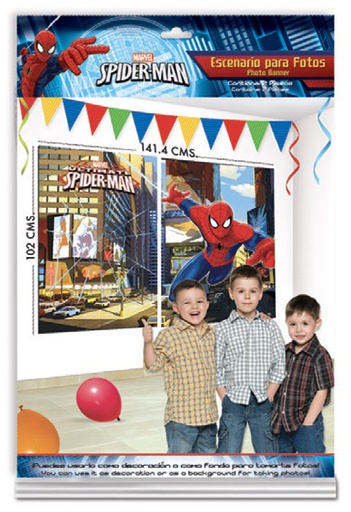 [P10.425/2] Photo Banner Spiderman Clasico