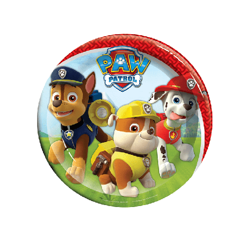 [P10.435/727] Plato 7 Paw Patrol Niño C/6