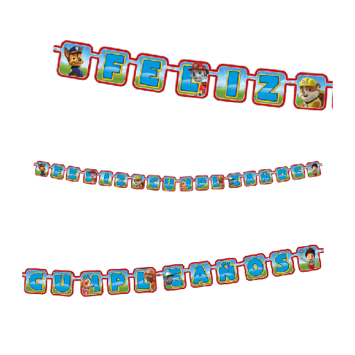 [P10.6017/727] Letrero Movil Paw Patrol Niño