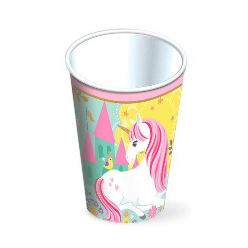 [P10.420G/707] Vaso 9oz Unicornio C/8