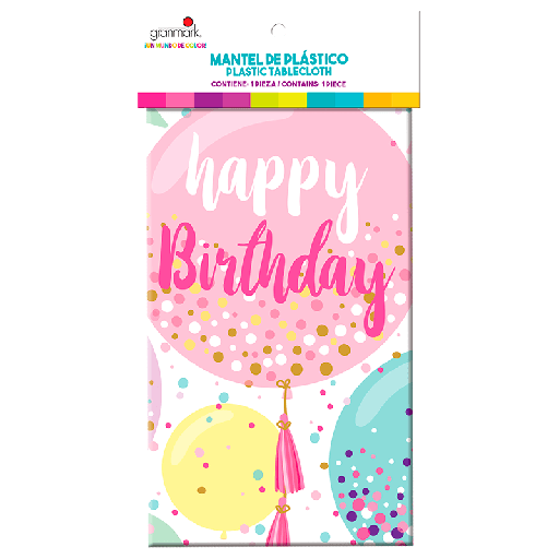 [10.440G/731] Mantel Happy Bday Sweet Ballons