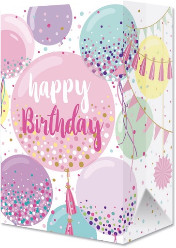 [10.498G/731] Bolsa Dul Bond Happy Bday Sweet Ballons C/10